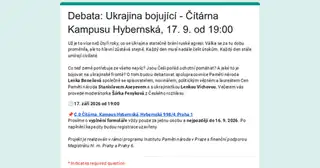 Ukrajina bojující | Debata