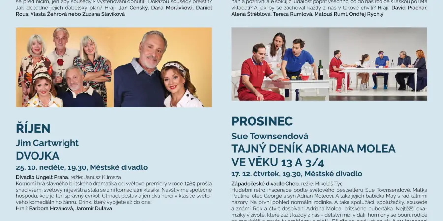 Еммануель Патрон, Армель Патрон: ДОРОГІ БАТЬКИ — Městské divadlo, Маріанські-Лазні