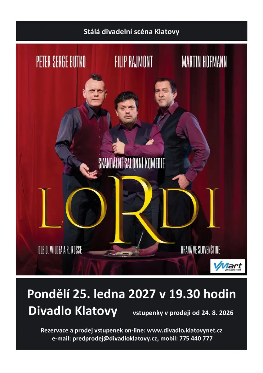 LORДИ - Оскар Вайльд та Роббі Росс — Divadlo, Клатови