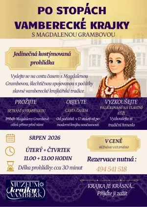 Auf den Spuren der Vamberker Spitze mit Magdalena Grambová — Městský klub Sokolovna, Vamberk