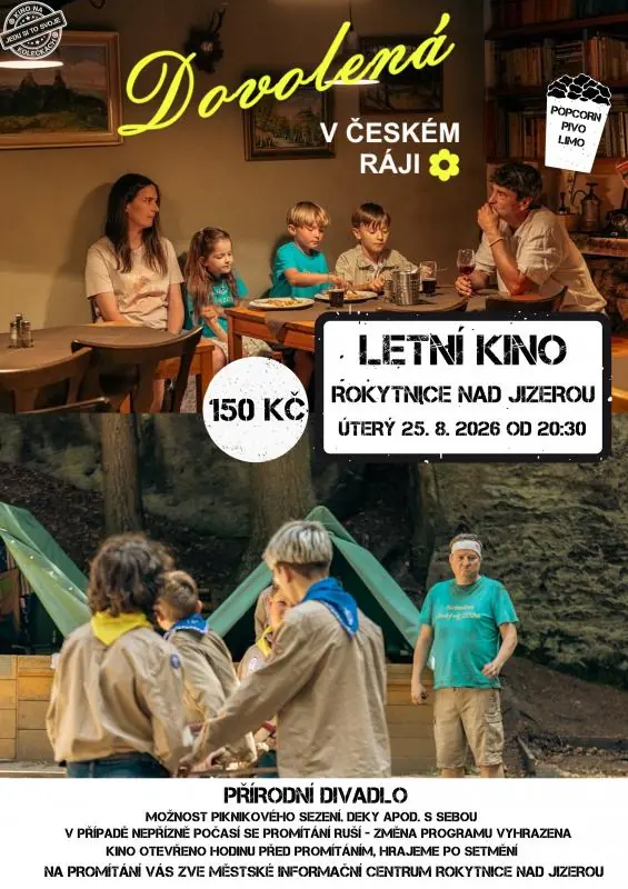 Summer Cinema - Holiday in Czech Paradise — Městské informační centrum, Rokytnice nad Jizerou
