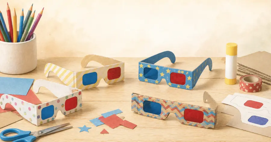 Creative Wednesday at the Museum: Magic 3D Glasses — Comenius Museum in Přerov, Přerov