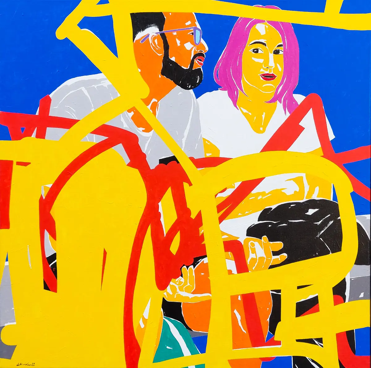 Jaromír Másler - Gehörte Bilder — Galerie Vltavín, Prag