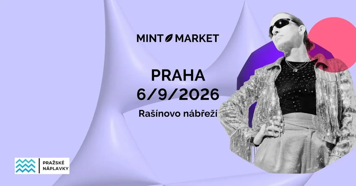 MINT Market Praha BABÍ LÉTO — náplavka, rašínovo nábřeží, Praha