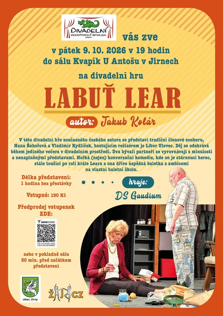 Labuť Lear — Sál Kvapík u Antošů, Jirny