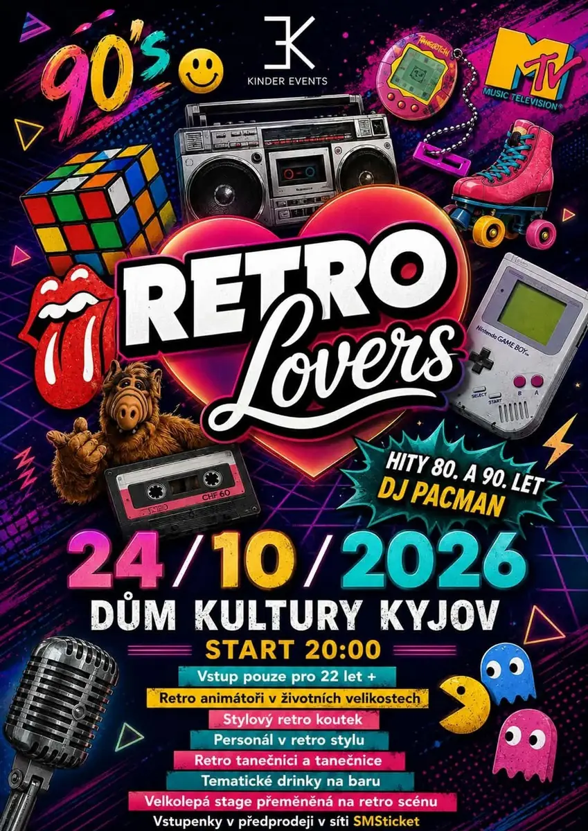 RETRO LOVERS — Dům kultury, Kyjov
