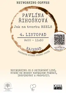 Networking Coffee s Pavlínou Řihoškovou