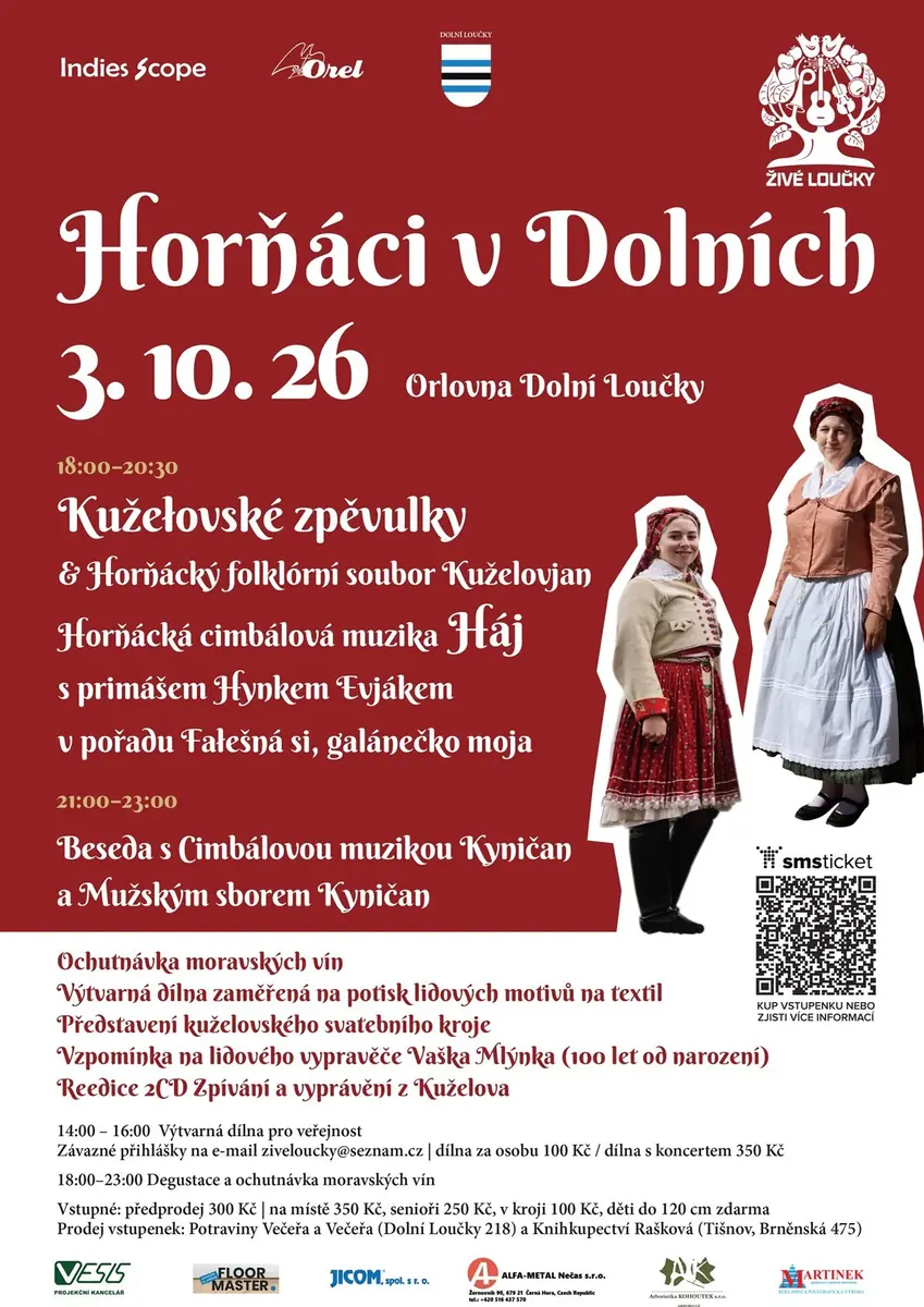 Horňáci v Dolních 2026 — Orlovna, Dolní Loučky