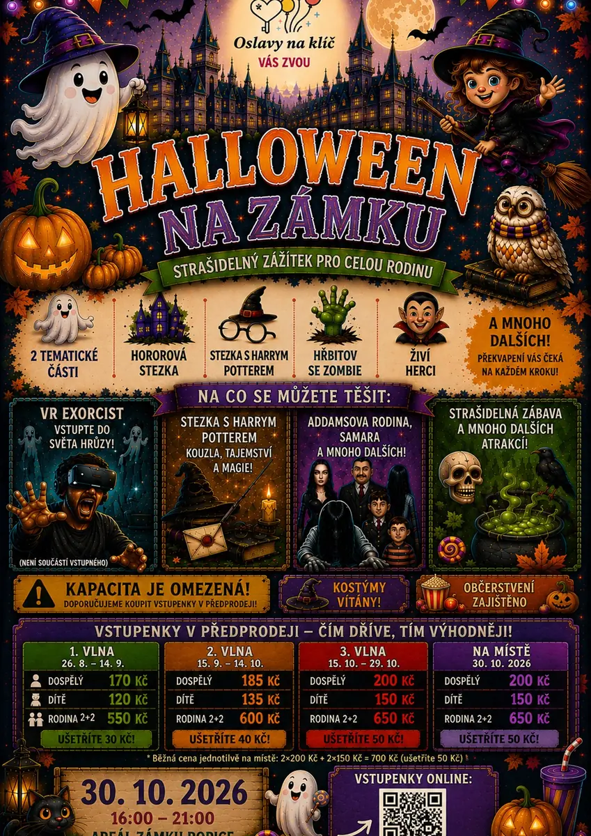 Haloween na Zámku v Ropici — Areál zámku, Ropice