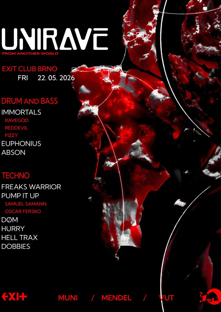 UNIRAVE 2.0 — Exit Club, Brno