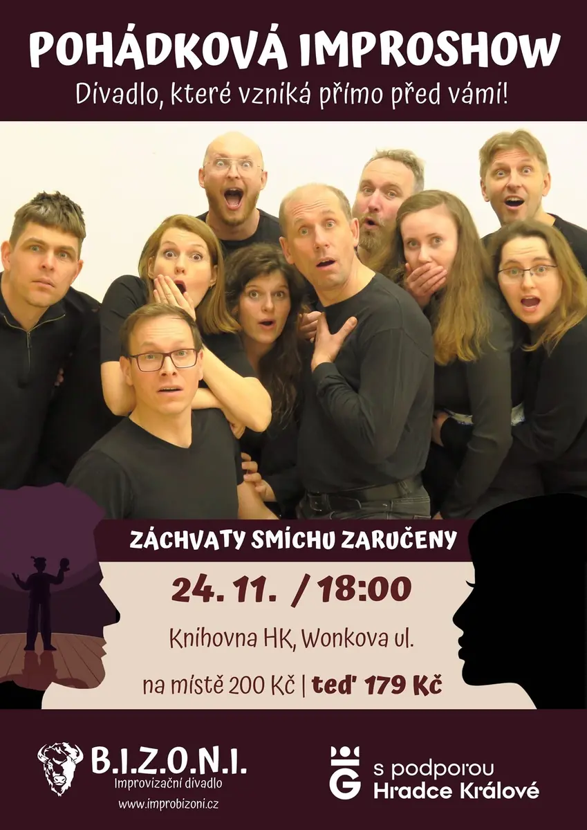 B.I.Z.O.N.I. / BIZONI - Märchen-Improvisationsshow — Stadtbibliothek Gradec Králové, Königgrätz