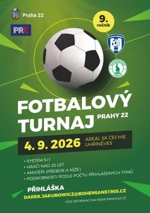 9. ročník turnaje firem v malé kopané — SK Čechie Uhříněves, Praha