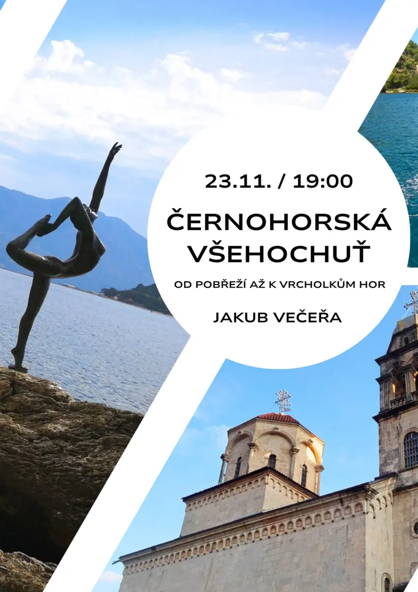 Černohorská všehochuť: od pobřeží až k vrcholkům hor — Klub cestovatelů, Brno