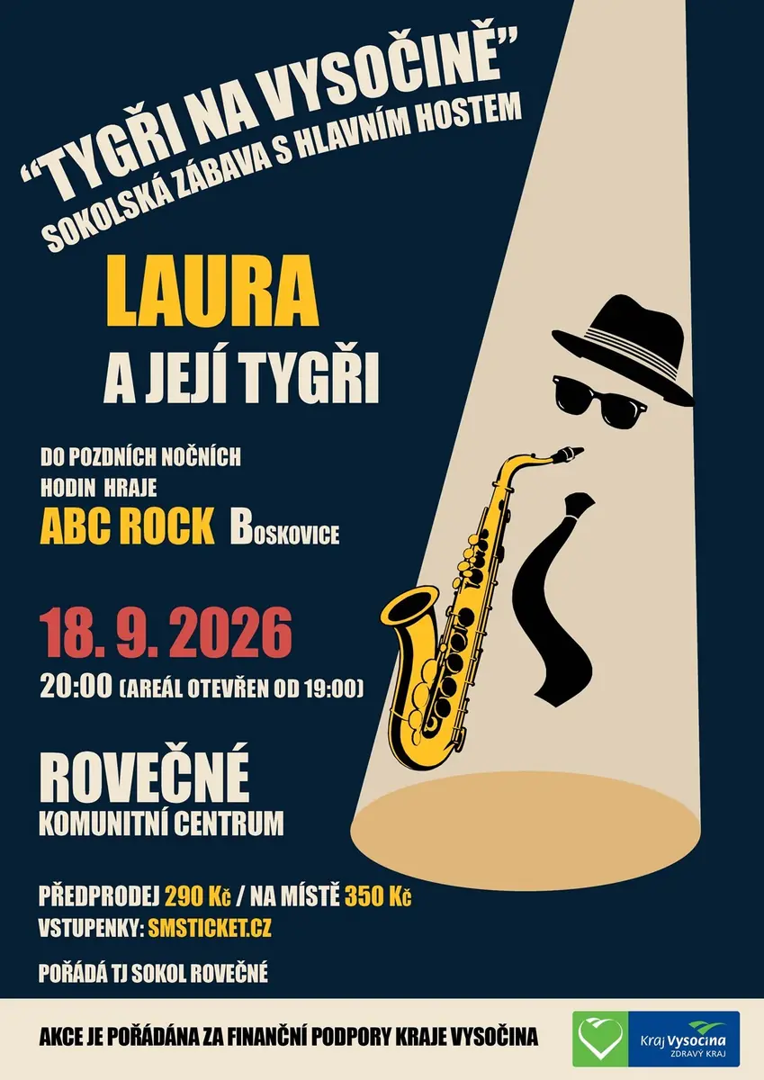 Laura and Her Tigers in Rovečné - Tigers on Vysočina — Komunitní Centrum, Rovečné