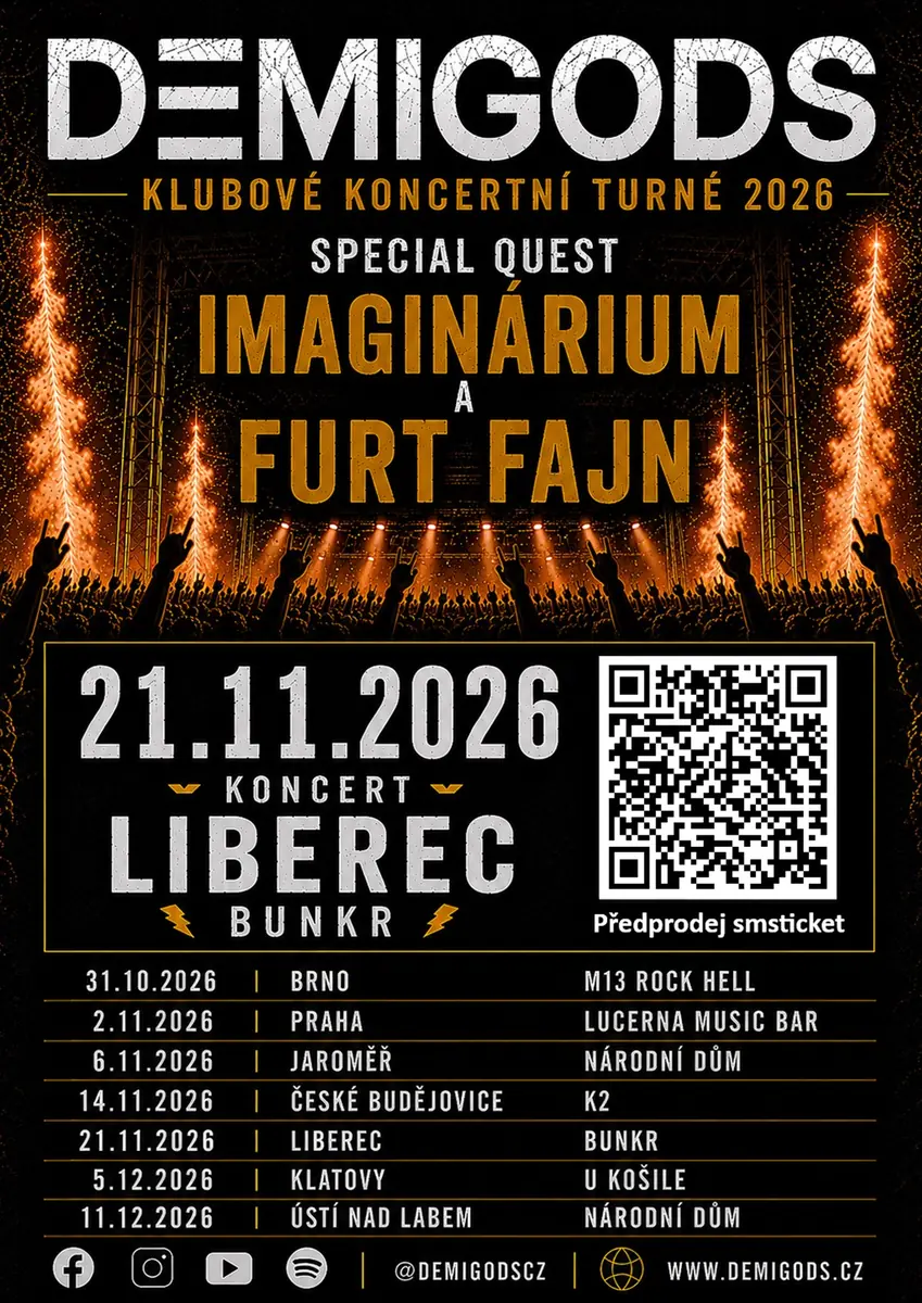 Demigods - Bunkr Liberec — Bunkr Music Club, Либерец