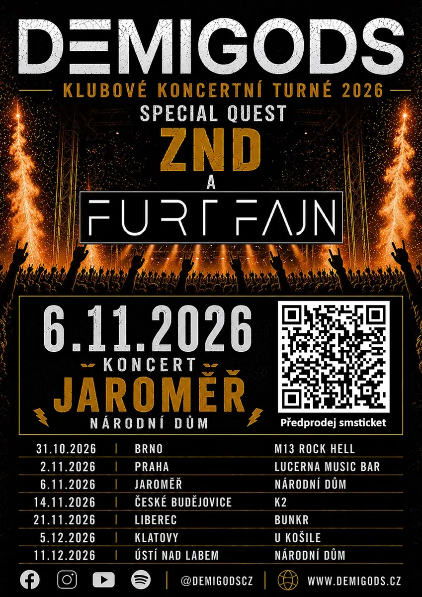 Demigods - ZND та Furt Fajn - Яромерж - Національний дім — Nároďák, Яромерж