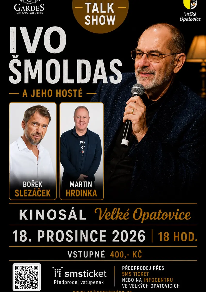 Talk Show with Ivo Šmoldas and Guests — Kinosál Velké Opatovice, Velké Opatovice
