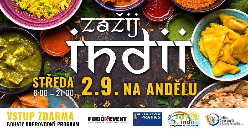 Zažij Indii — 7-й фестиваль индийской культуры — Anděl (pěší zóna), Прага