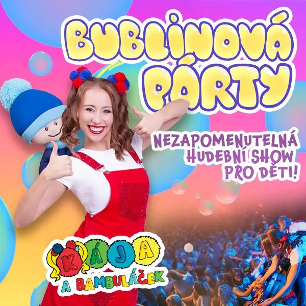 Kája und Bambuláček - SEIFENBLASEN-PARTY — Volkshaus Karlovy Vary, Karlsbad