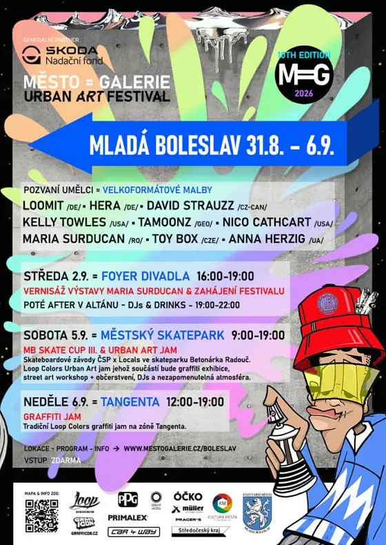 Місто = Галерея - Urban Art Festival — Дім культури, Млада-Болеслав