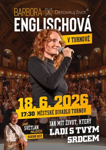 Barbora Englischová - Detoxikuj tour 2026 - Turnov
