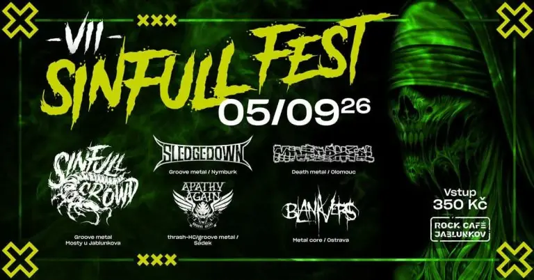 SINFULL FEST VOL. 7 — Rock Café Jablunkov, Яблунков