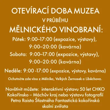 Vinobraní v muzeu — Regionální muzeum Mělník, p. o., Mělník
