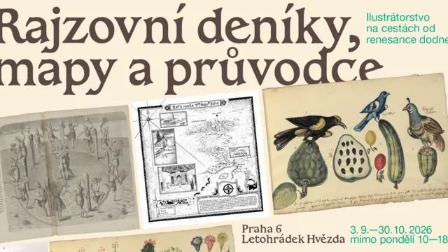 Вернісаж виставки LUSTR: Малювальні щоденники, карти та путівники — Пам'ятник національної писемності / Музей літератури, Прага