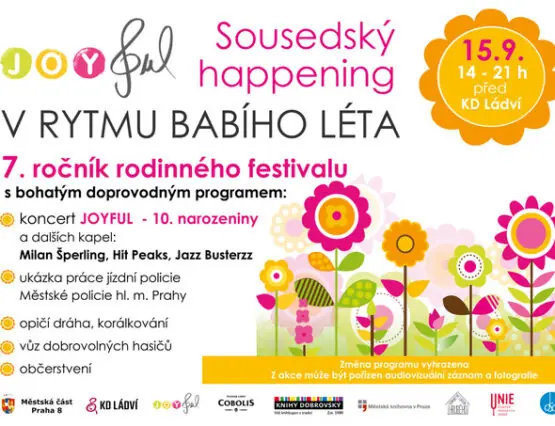 7. ročník JOYFUL Sousedského happeningu před KD Ládví — Kulturní dům Ládví, Praha