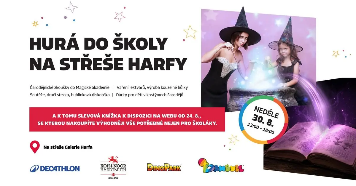 Ура, до школи на дах Харфи! 🎒✏️ — Галерея Harfa, Прага