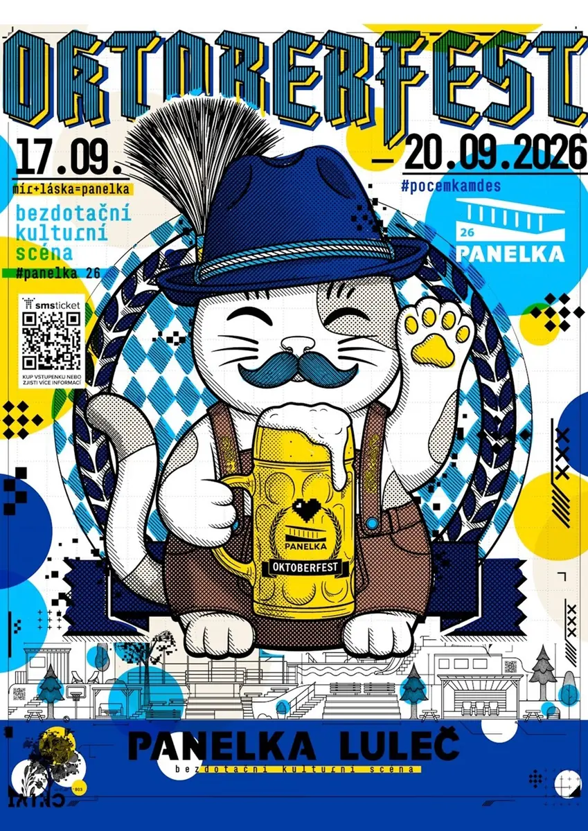 Oktoberfest na Panelce 2026 — Panelka, Luleč