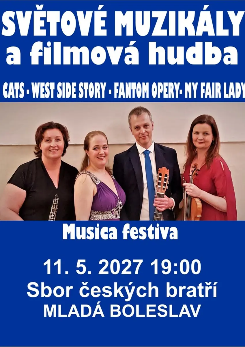 Мировые мюзиклы и кинематографическая музыка — Sbor českých bratří, Млада-Болеслав