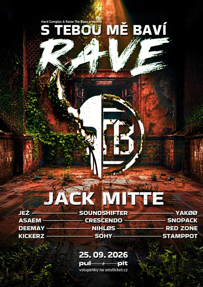 S Tebou Mě Baví Rave - Harder styles event — pul.pit, Brno