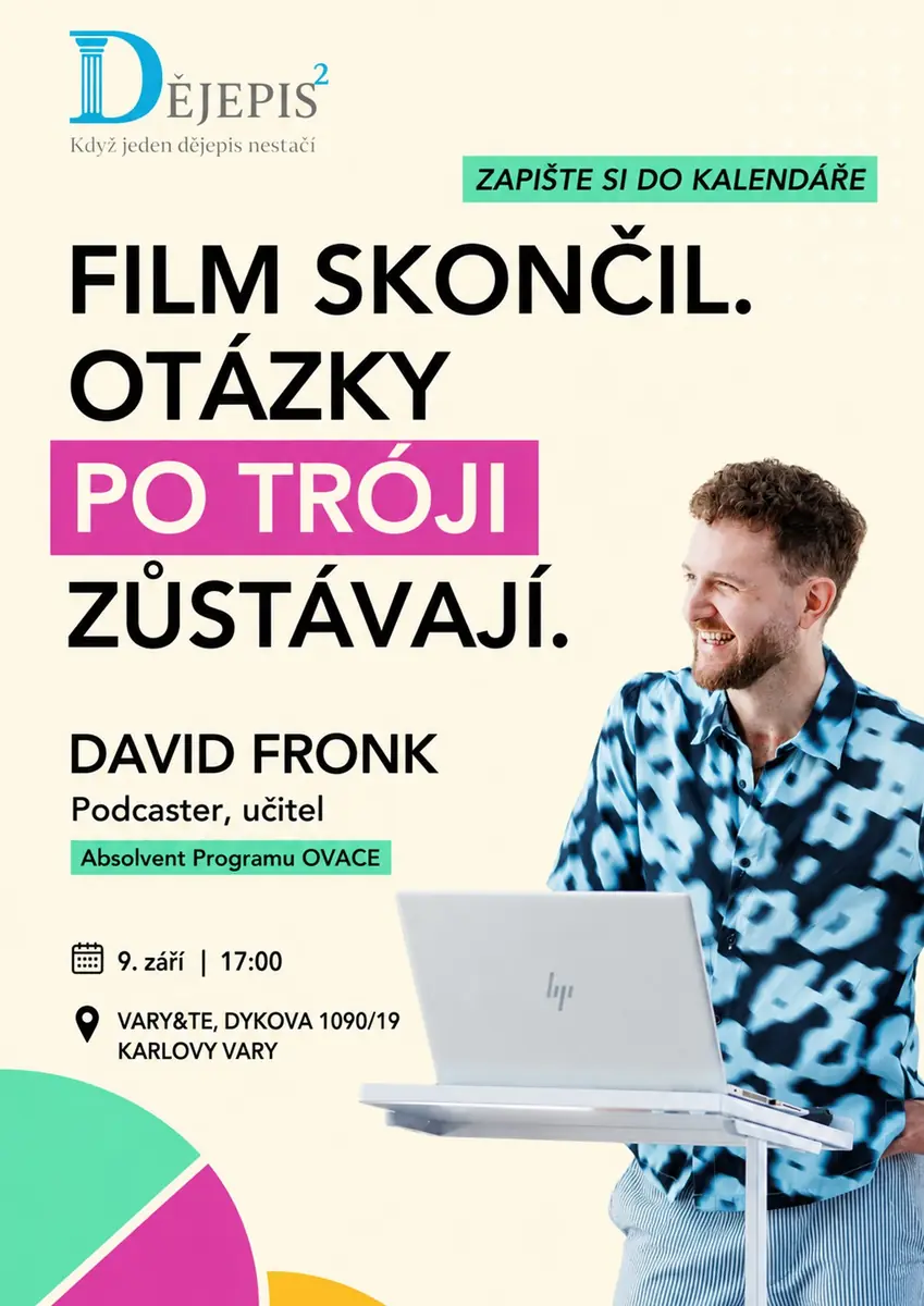 Dějepis na druhou: Troja — Kulturní a kreativní centrum VARY&TE, Karlovy Vary