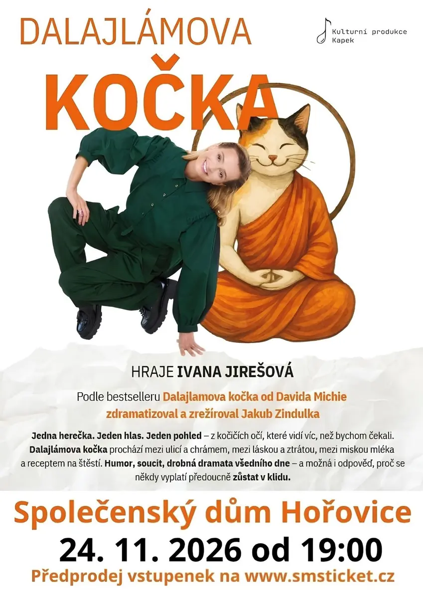 Іванна Йіршова - Кішка Далай-лами — Společenský dům, Горовиці