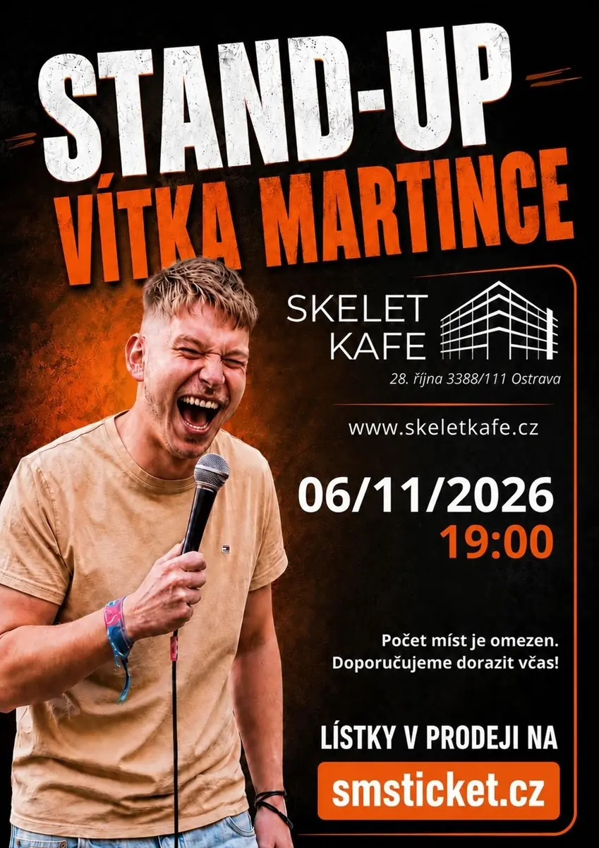 Stand-up by Vítek Martinec — Skelet Kafe, Ostrava