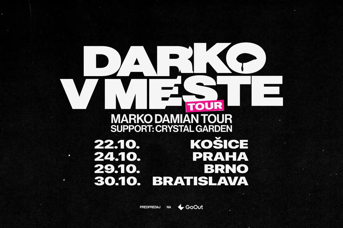 Marko Damian: Darko v Meste tour 2026 — Slovensko a Česko – různá místa, Česko a Slovensko