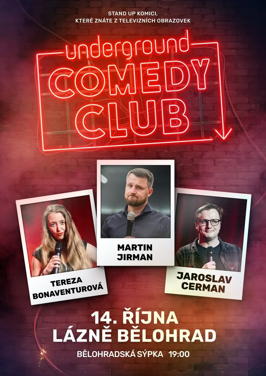 Undeground Comedy Club v Lázních Bělohradu — Bělohradská sýpka, Lázně Bělohrad
