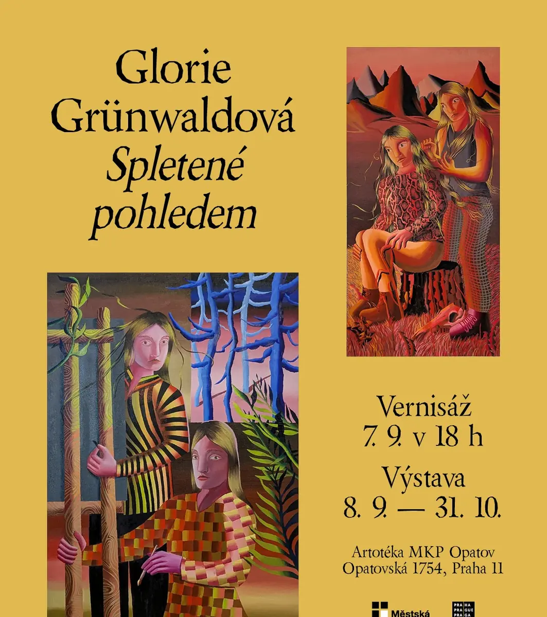 Glorie Grünwaldová - Verflochtene Blicke — Artotéka Městské knihovny v Praze, Prag