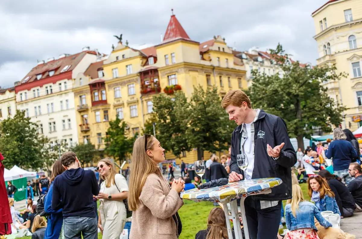 Винохрадское винобрание 2026 — náměstí Jiřího z Poděbrad, Прага