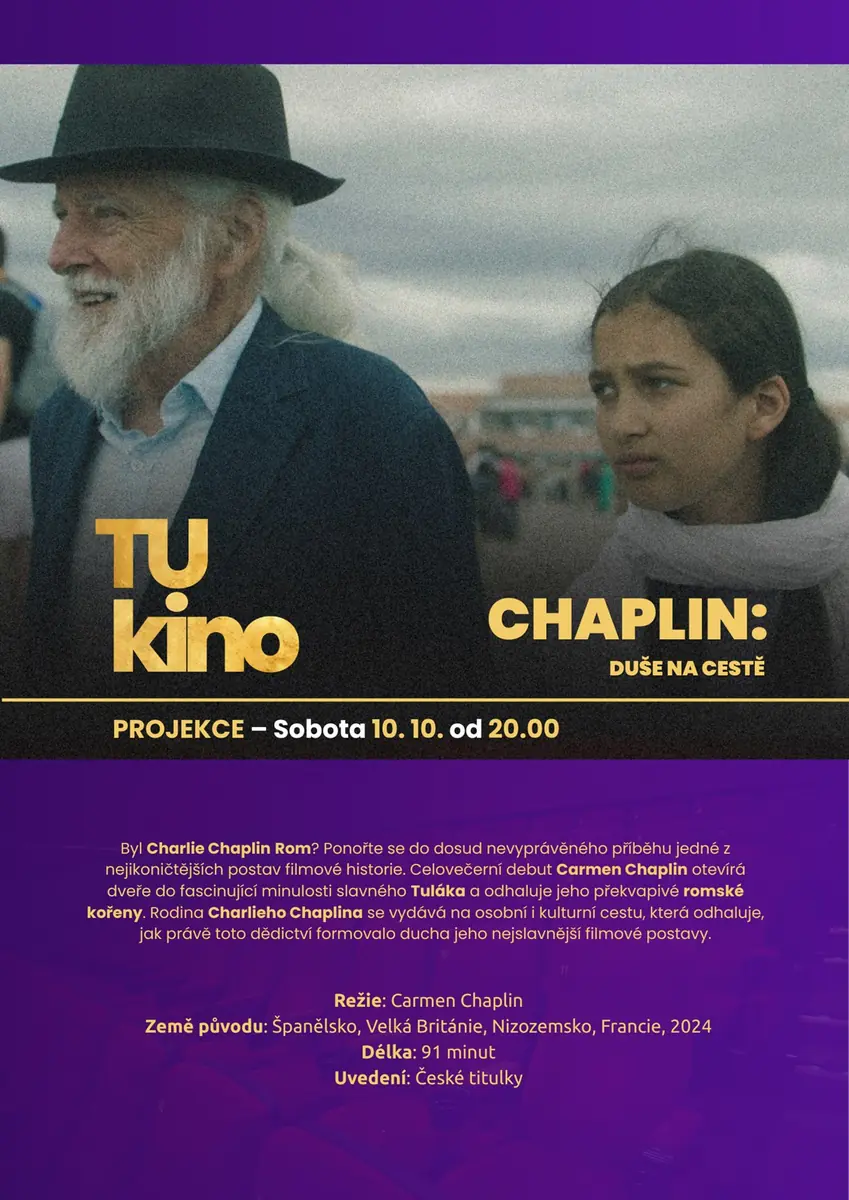 Tukino 2026 / Chaplin: Soul on the Road Screening — Cinema City, Brno