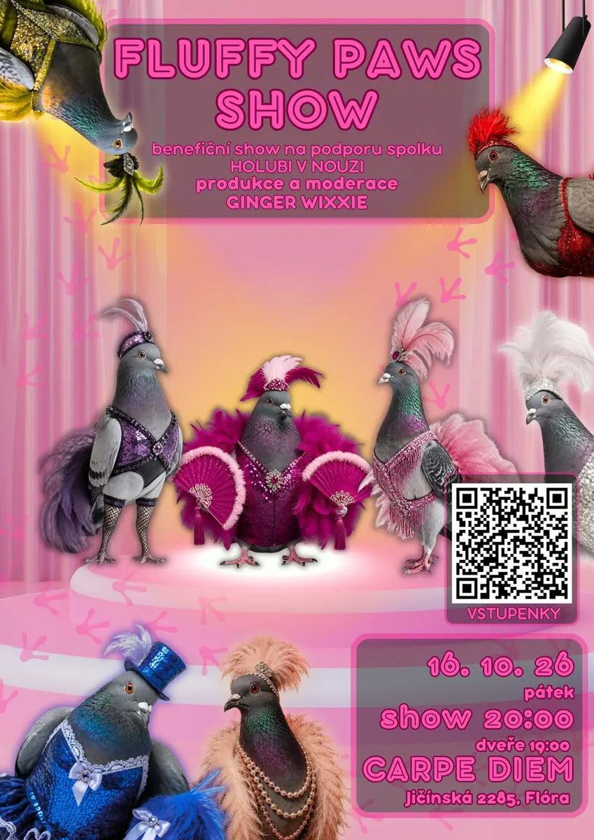 Fluffy Paws Show — Carpe Diem Flora, Praha