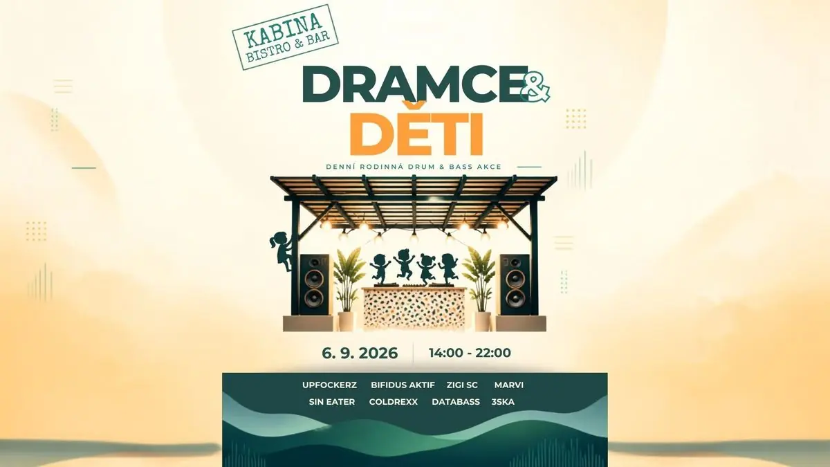Dramce & Kids: Daytime Family Drum & Bass Event 🎶👧🐕 — Kabina Bistro&Bar, Prague