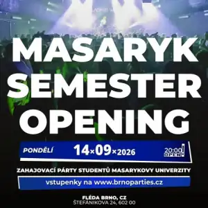 MASARYK SEMESTER OPENING 2026