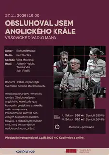 Obsluhoval jsem anglického krále