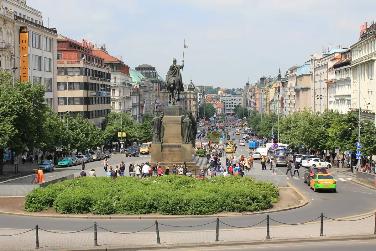 Statue of Saint Wenceslas, Wenceslas Square