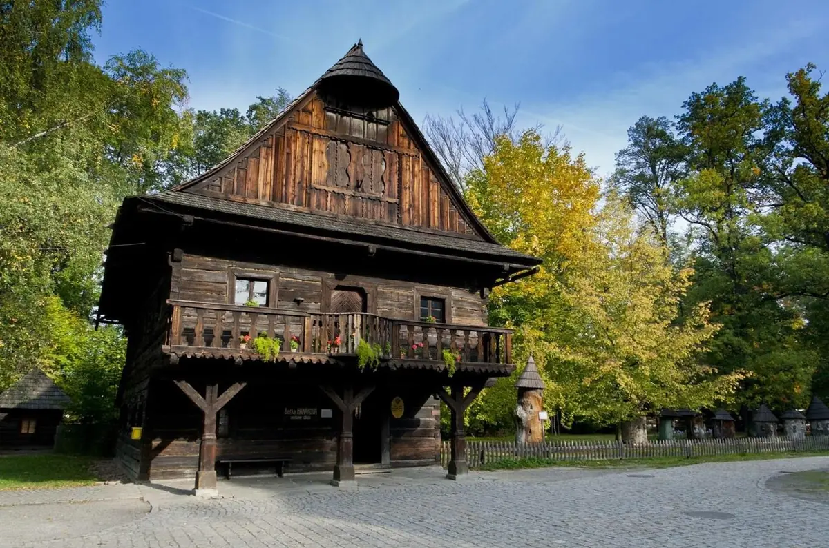 Dřevěné městečko