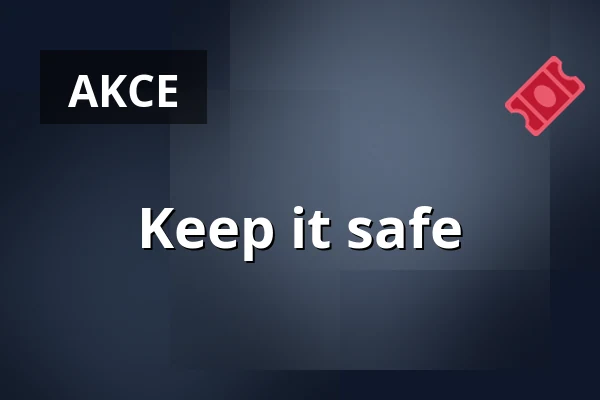 Keep it safe — Kulturni stanice Galaxie, Praha