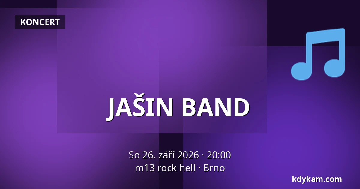 JAŠIN BAND — m13 rock hell, Brno