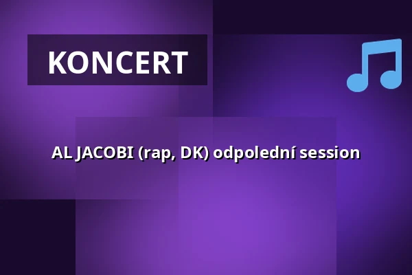 AL JACOBI (rap, DK) odpolední session — Café Na půl cesty, Praha